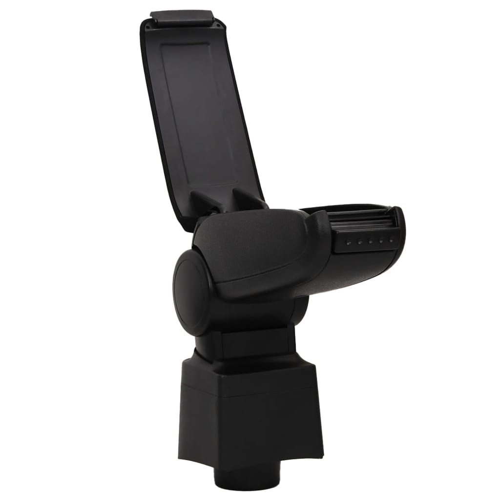 vidaXL Car Armrest for VW POLO 6R/6C (2009-2017) Black 12x34x(35-47) cm ABS 4