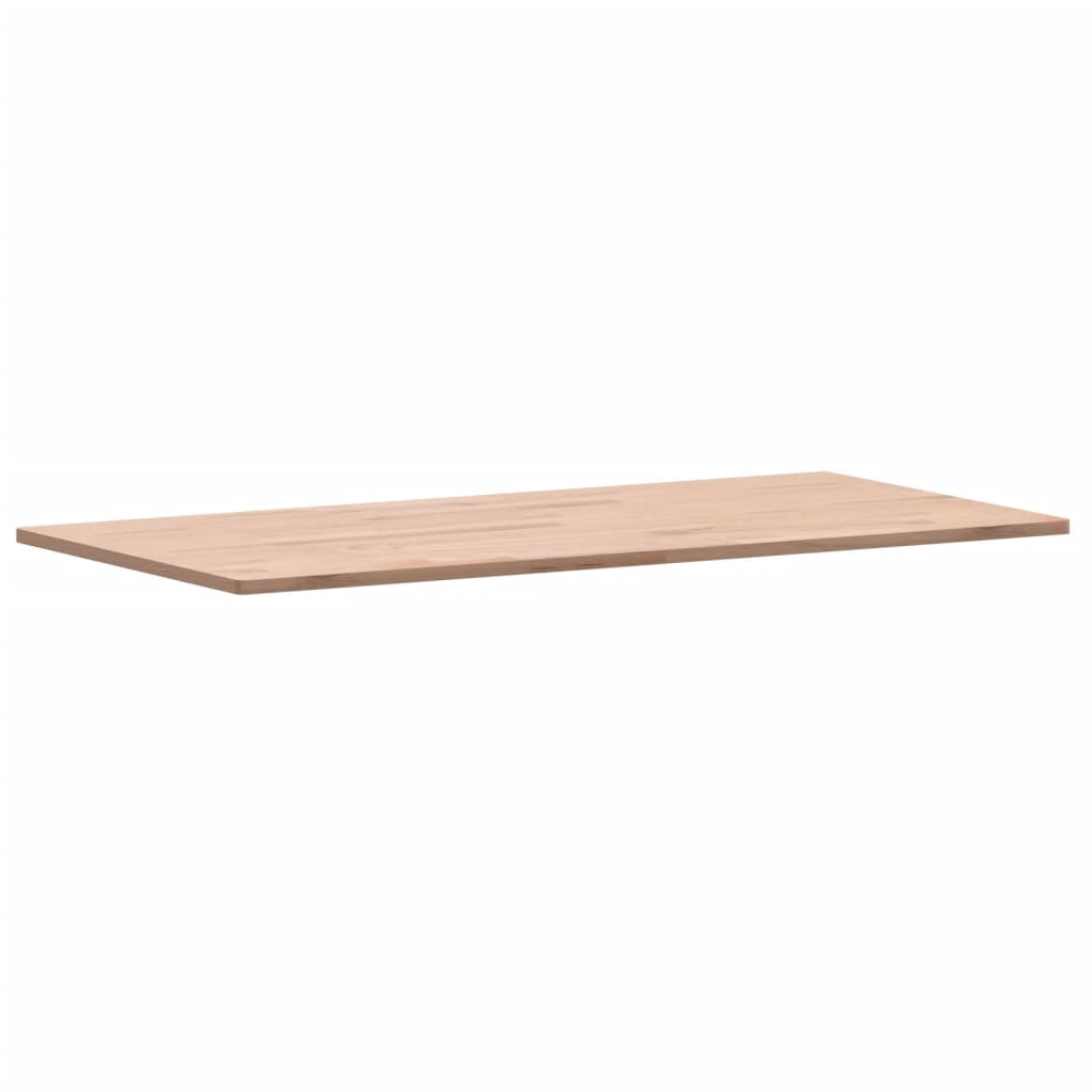 vidaXL Table Top 80x40x1.5 cm Rectangular Solid Wood Beech 3