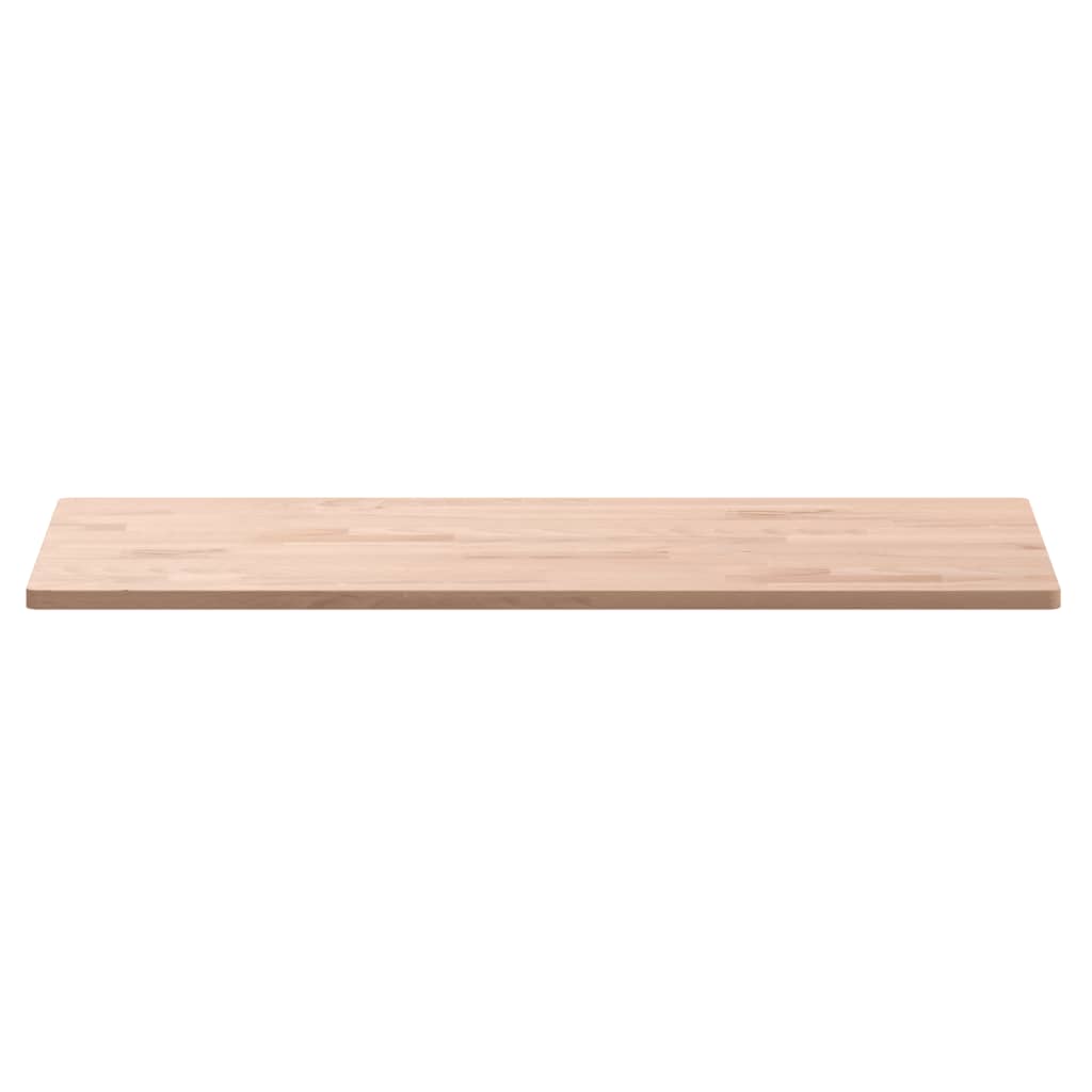 vidaXL Table Top 80x40x1.5 cm Rectangular Solid Wood Beech 4