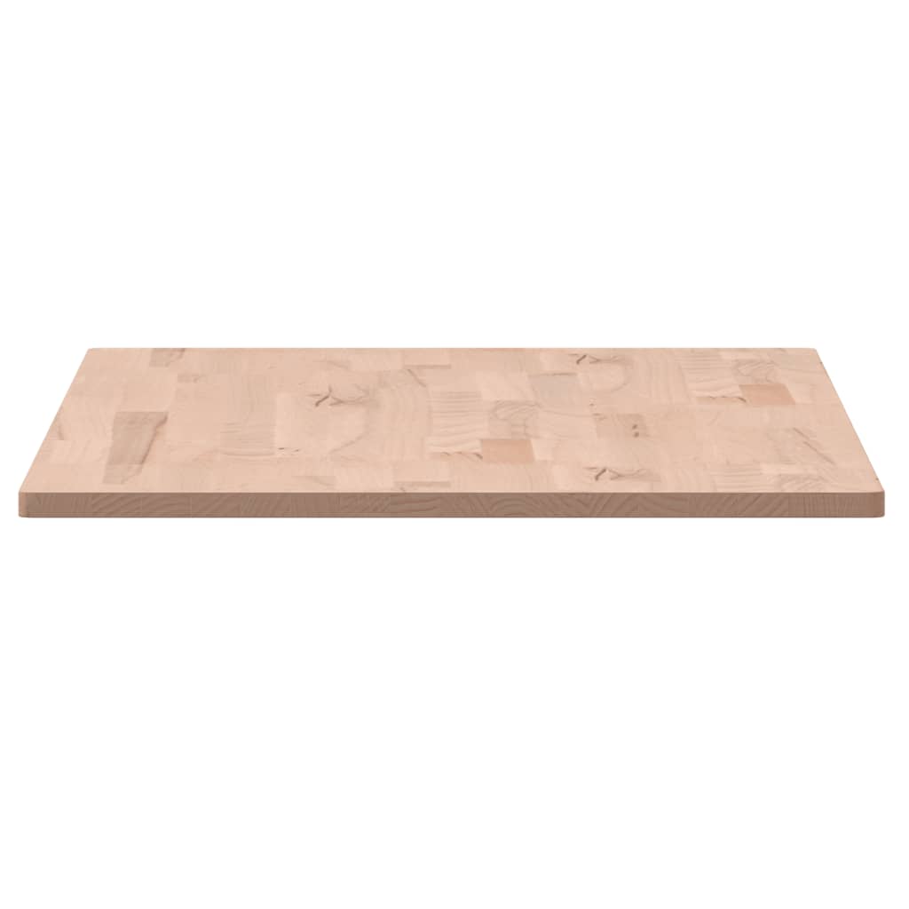vidaXL Table Top 80x40x1.5 cm Rectangular Solid Wood Beech 5
