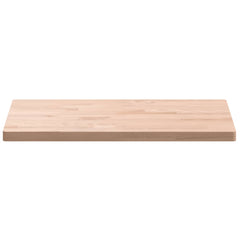 vidaXL Table Top 60x40x2.5 cm Rectangular Solid Wood Beech 4