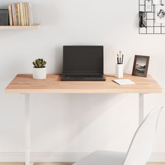 vidaXL Table Top Rectangular Solid Wood Beech Natural