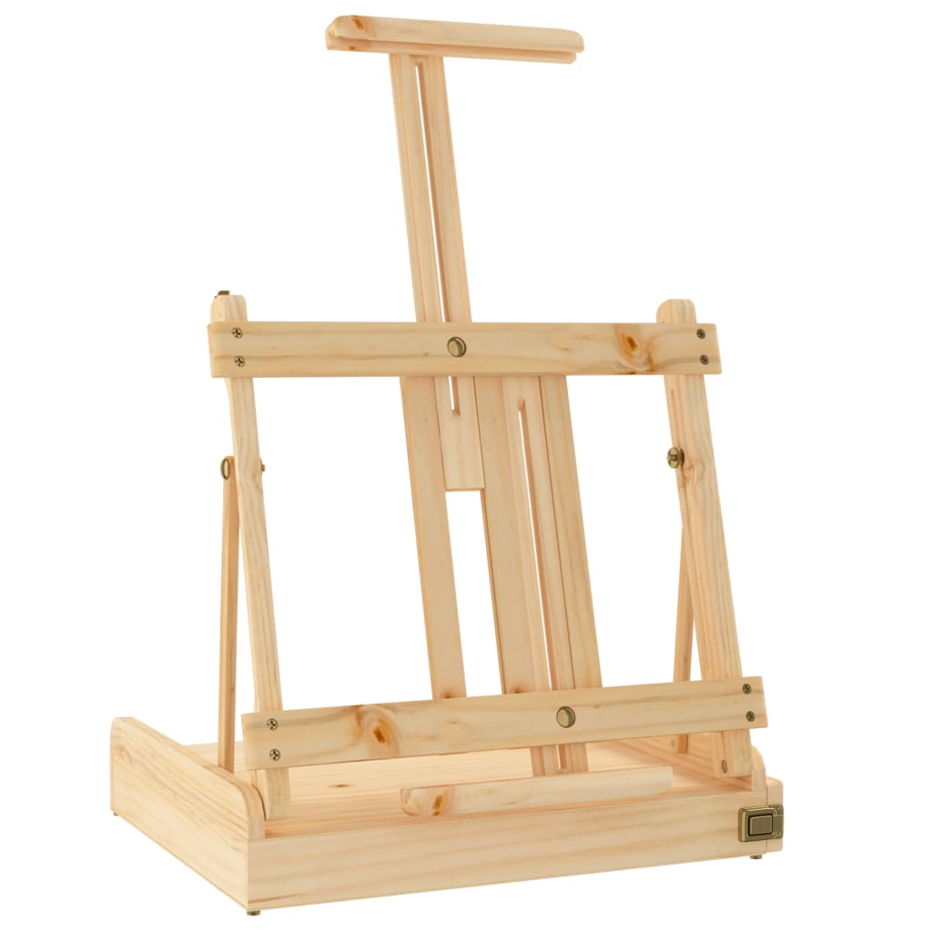vidaXL Table Easel with Drawer 41.5x37x12 cm Solid Wood Pine 2