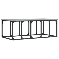vidaXL Coffee Table Grey Sonoma 100x50x35.5 cm Engineered Wood 2