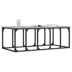 vidaXL Coffee Table Grey Sonoma 100x50x35.5 cm Engineered Wood 3