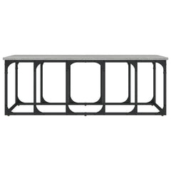 vidaXL Coffee Table Grey Sonoma 100x50x35.5 cm Engineered Wood 4