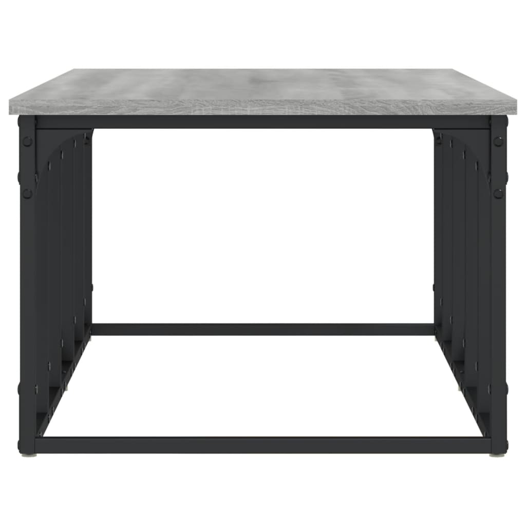 vidaXL Coffee Table Grey Sonoma 100x50x35.5 cm Engineered Wood 5