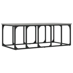 vidaXL Coffee Table Grey Sonoma 100x50x35.5 cm Engineered Wood 6