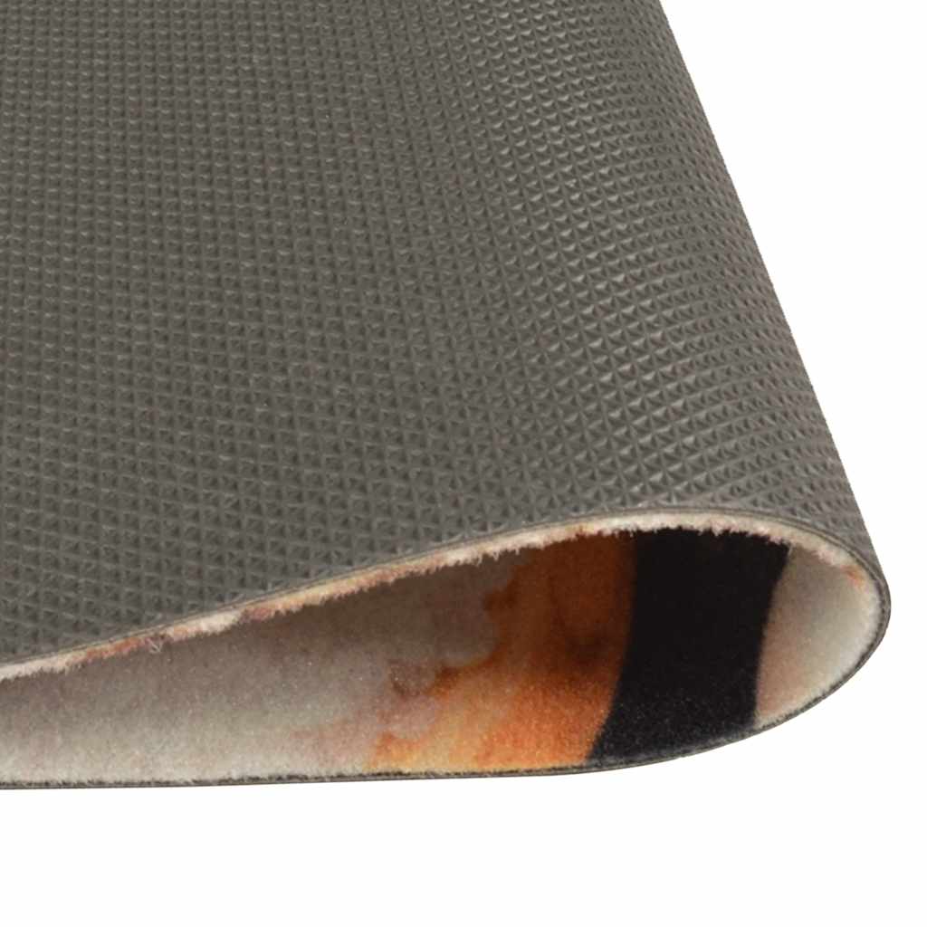 vidaXL Kitchen Rug Washable Vegetables 60x180 cm Velvet 4