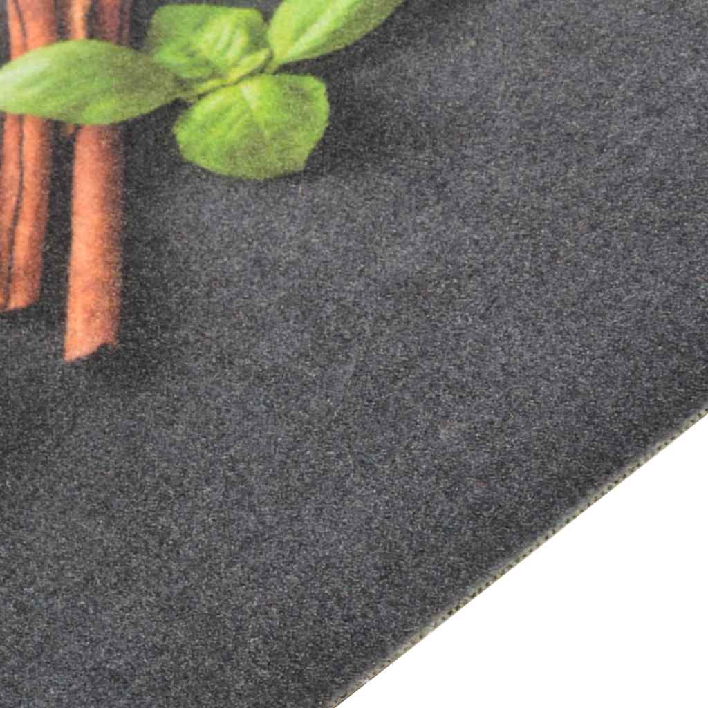 vidaXL Kitchen Rug Washable Spices 60x180 cm Velvet 3