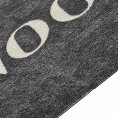 vidaXL Kitchen Rug Washable Cooking Black 60x300 cm Velvet 3