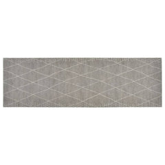 vidaXL Kitchen Rug Washable Rhombus 60x180 cm Velvet 2