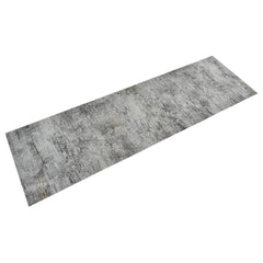 vidaXL Kitchen Rug Washable Beton 60x180 cm Velvet 1