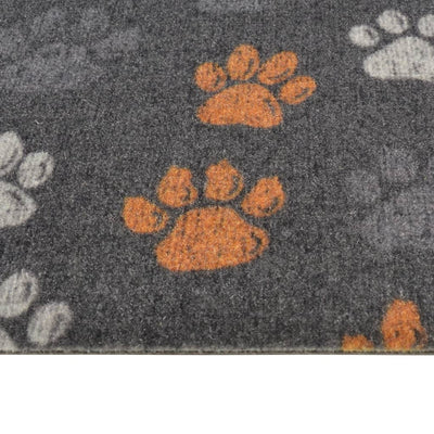 Kitchen Rug Washable Paws 60x180 cm Velvet