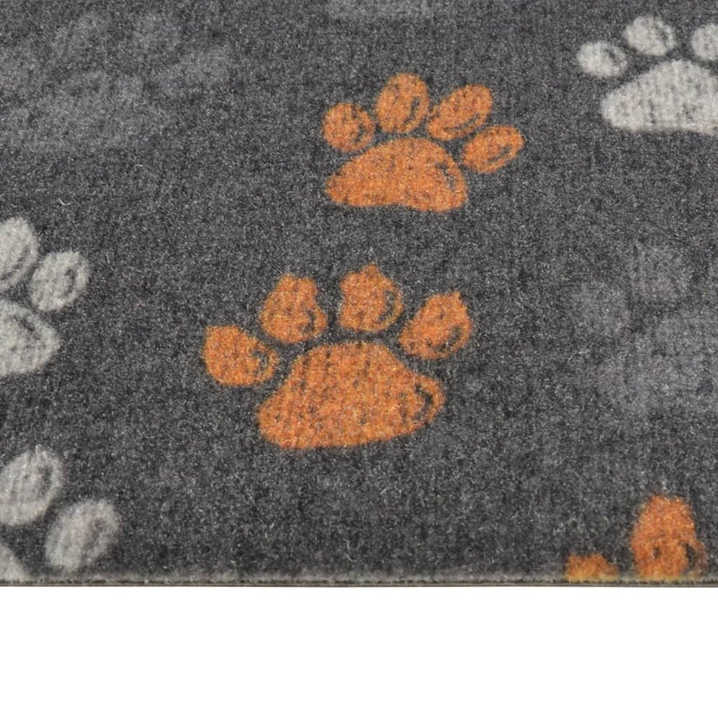 Kitchen Rug Washable Paws 60x300 cm Velvet