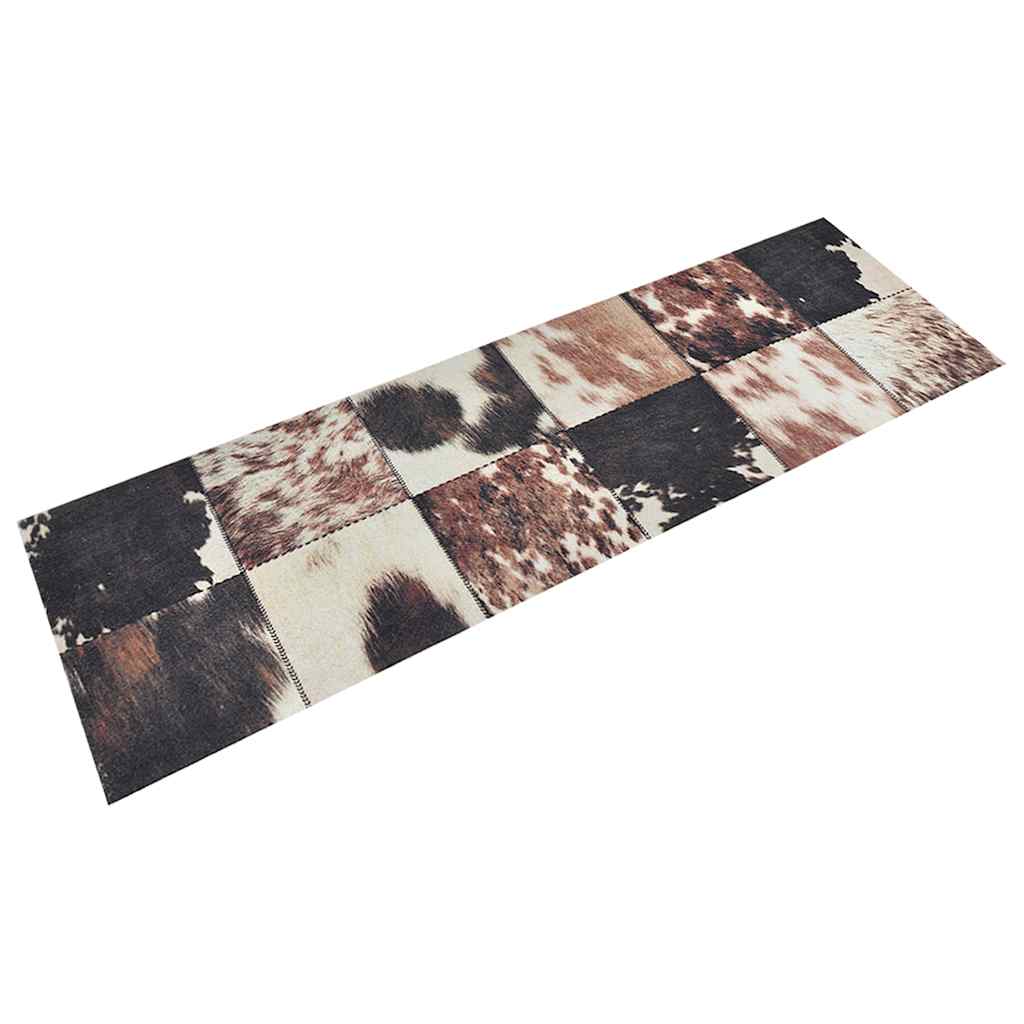 vidaXL Kitchen Rug Washable Animal Skin 60x180 cm Velvet 1