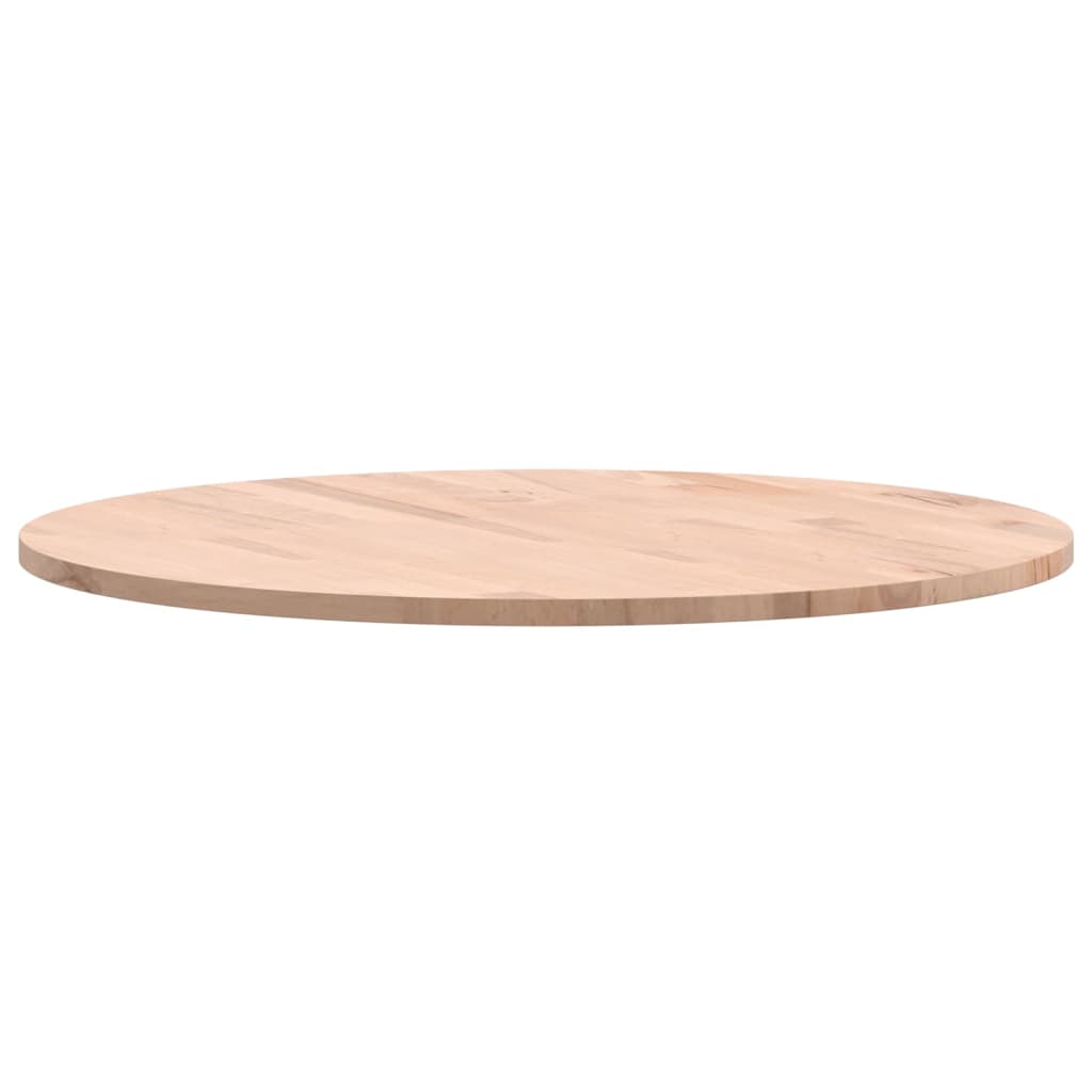 vidaXL Table Top Ø60x1.5 cm Round Solid Wood Beech 5