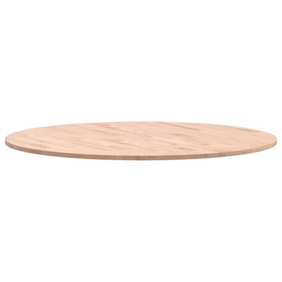 Table Top Ø90x1.5 cm Round Solid Wood Beech