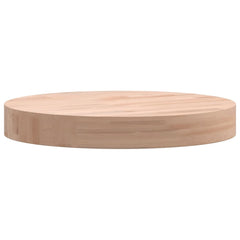 vidaXL Table Top Ø30x4 cm Round Solid Wood Beech 3