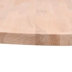 vidaXL Table Top Ø40x4 cm Round Solid Wood Beech 3