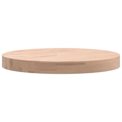vidaXL Table Top Ø40x4 cm Round Solid Wood Beech 5
