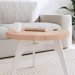 vidaXL Table Top Ø60x4 cm Round Solid Wood Beech 1