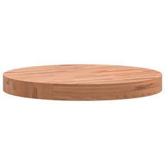 vidaXL Table Top Ø40x4 cm Round Solid Wood Beech 6