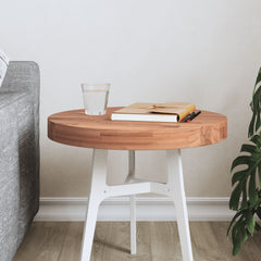 vidaXL Table Top Ø40x4 cm Round Solid Wood Beech 1