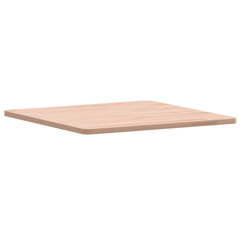 Table Top 50x50x1.5 cm Square Solid Wood Beech