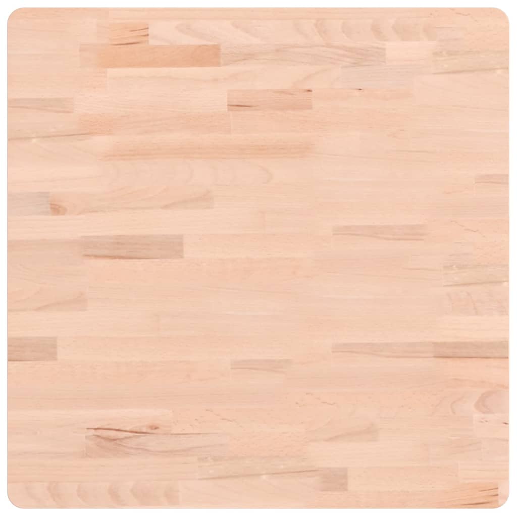 vidaXL Table Top 60x60x1.5 cm Square Solid Wood Beech 2
