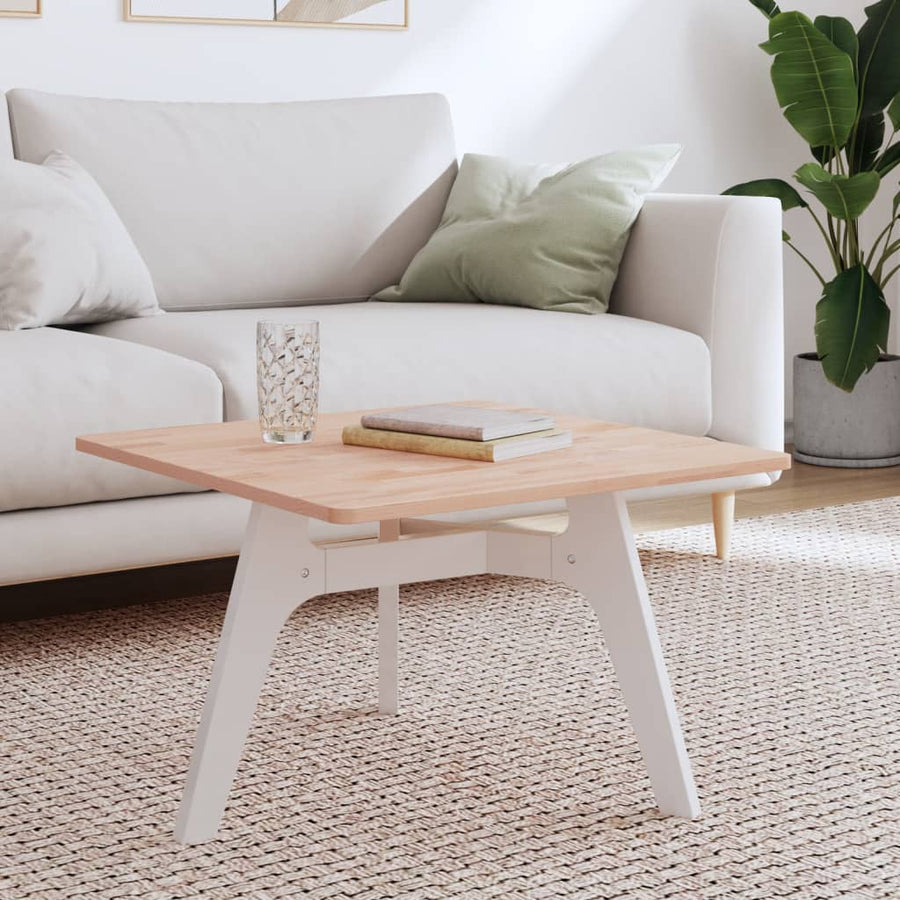 Table Top Square Solid Wood Beech