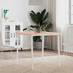 vidaXL Table Top 70x70x2.5 cm Square Solid Wood Beech 1