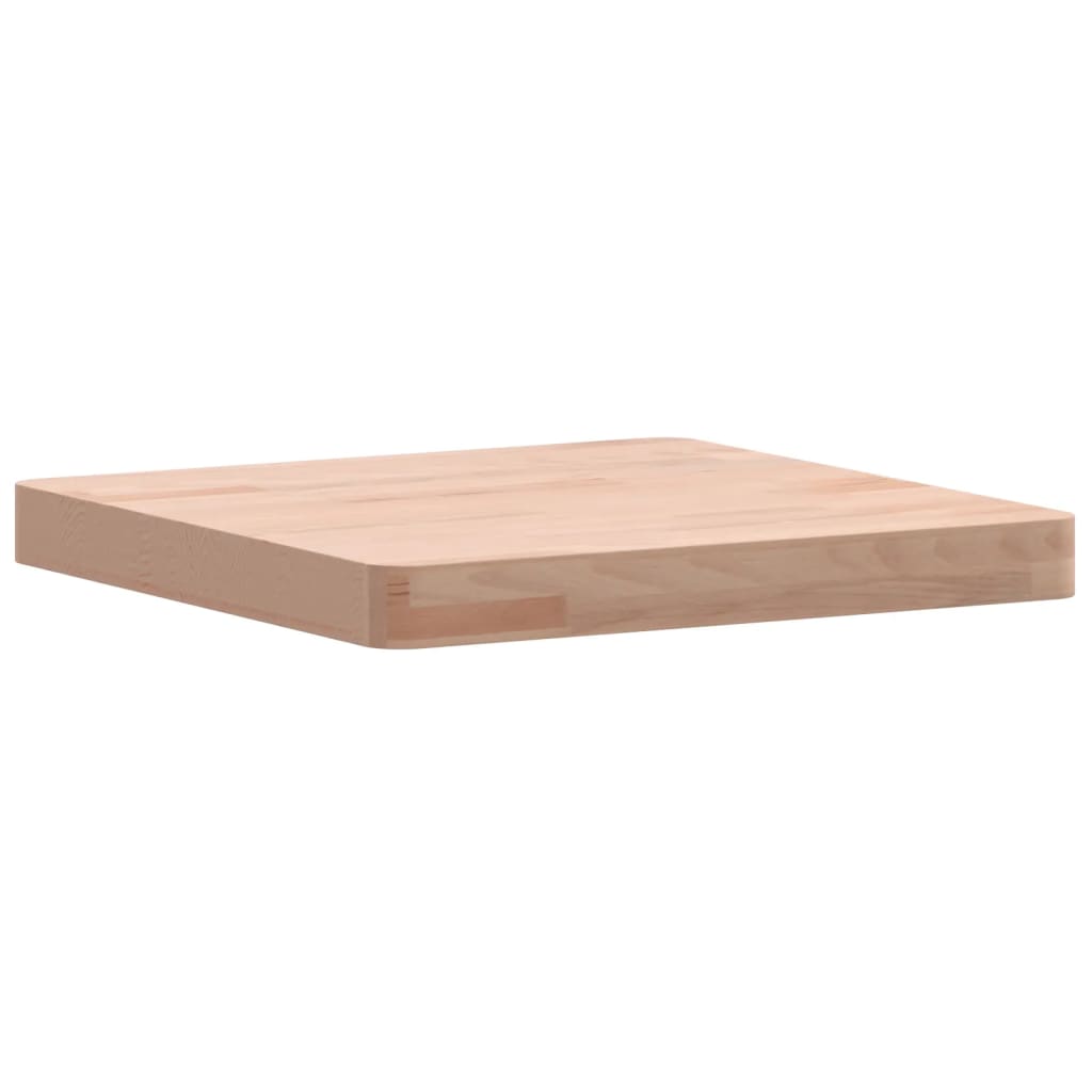 vidaXL Table Top 40x40x4 cm Square Solid Wood Beech 3