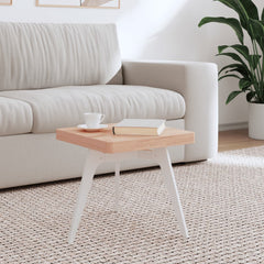 vidaXL Table Top 40x40x4 cm Square Solid Wood Beech 1