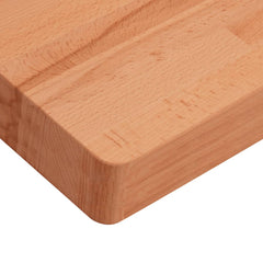 vidaXL Table Top 40x40x4 cm Square Solid Wood Beech 6