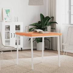 Table Top Square Solid Wood Beech Brown 60 x 60 x 4 cm – 90 x 90 x 4 cm 70 x 70 x 4 cm