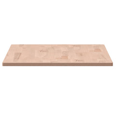 vidaXL Bathroom Countertop 80x40x1.5 cm Solid Wood Beech 5