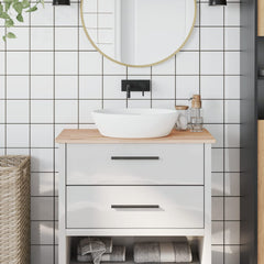 vidaXL Bathroom Countertop 80x40x1.5 cm Solid Wood Beech 1