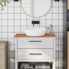vidaXL Bathroom Countertop 80x40x1.5 cm Solid Wood Beech 1