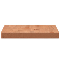 vidaXL Bathroom Countertop 80x40x4 cm Solid Wood Beech 5