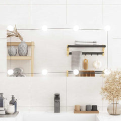 Wall Mirror with LED Lights Glass Rectangle with LEDs 40 x 80 cm