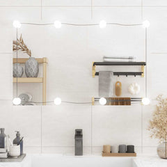 Wall Mirror with LED Lights Glass Rectangle with LEDs 50 x 80 cm