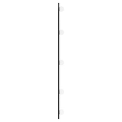 vidaXL Wall Mirror with LED Lights 35x80 cm Glass Oval 6