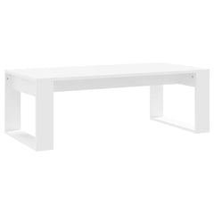 vidaXL Coffee Table | White | Engineered wood | Medium | Modern | Coffee Table 2