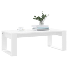 vidaXL Coffee Table | White | Engineered wood | Medium | Modern | Coffee Table 3