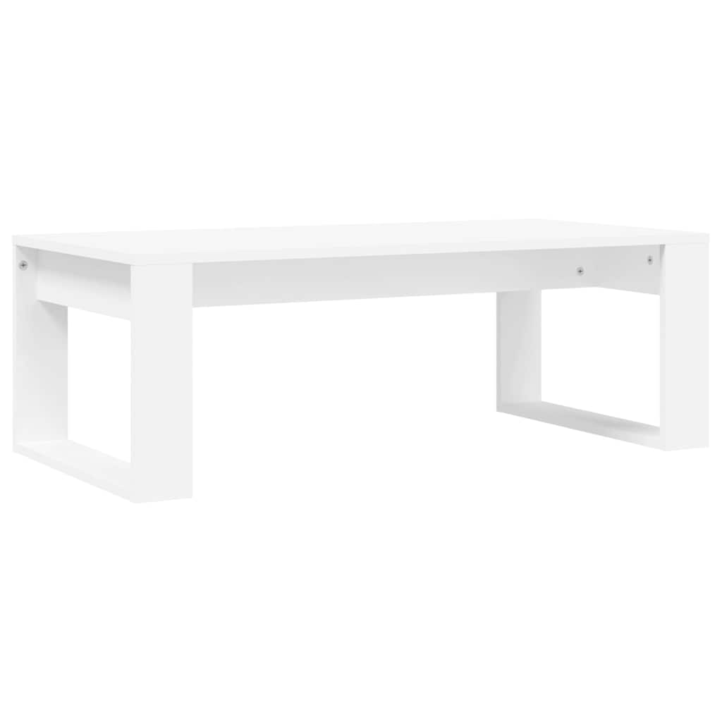 vidaXL Coffee Table | White | Engineered wood | Medium | Modern | Coffee Table 6