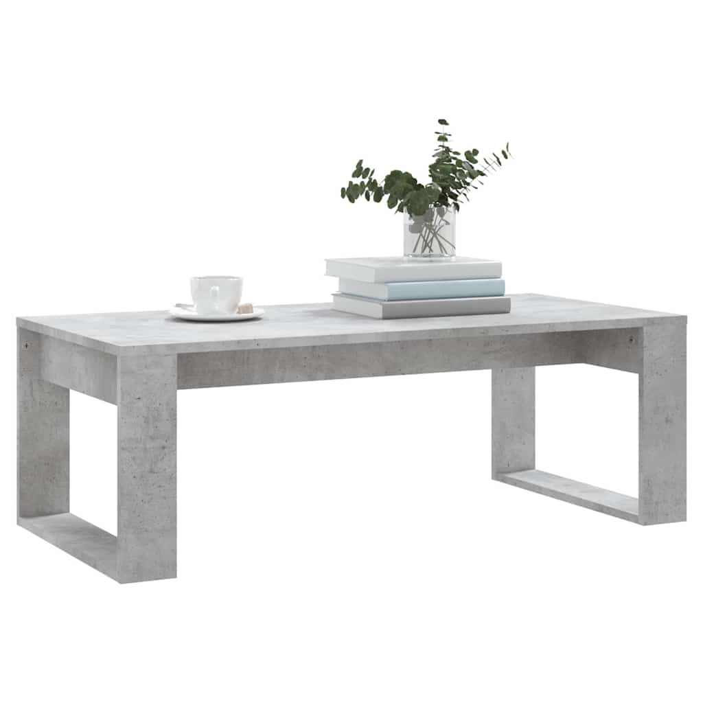 vidaXL Coffee Table | Concrete grey | Engineered wood | Medium | Durable 3