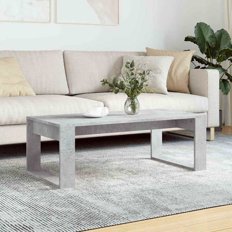 vidaXL Coffee Table | Concrete grey | Engineered wood | Medium | Durable 1