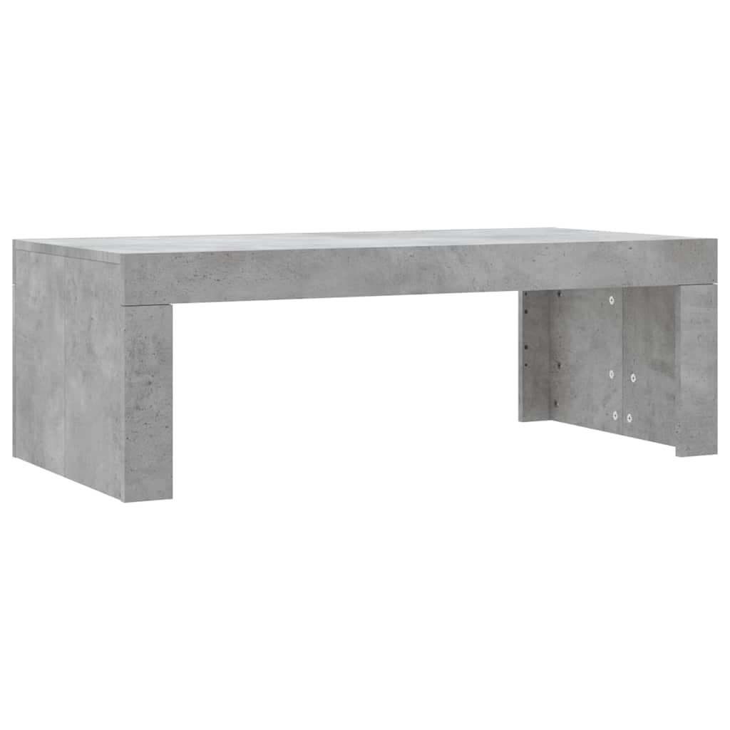 vidaXL Coffee Table | Concrete Grey | Engineered Wood | Medium 2