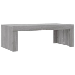 vidaXL Coffee Table | Grey sonoma | Engineered wood | 102x50x36 cm | Modern 2